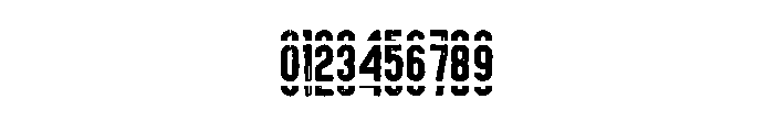 Stamped Regular Font OTHER CHARS