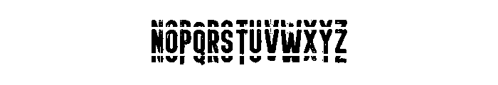 Stamped Regular Font LOWERCASE