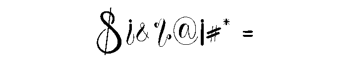 Stample Font OTHER CHARS