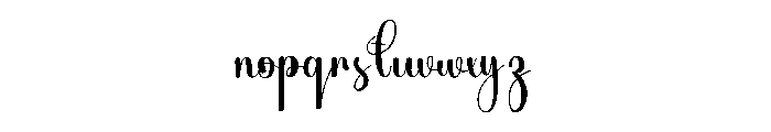 Stample Font LOWERCASE