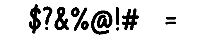Stand by me Font OTHER CHARS