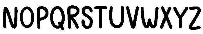 Stand by me Font UPPERCASE