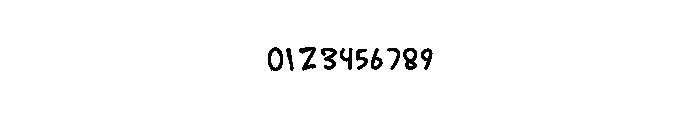 Standing Mirror Font OTHER CHARS