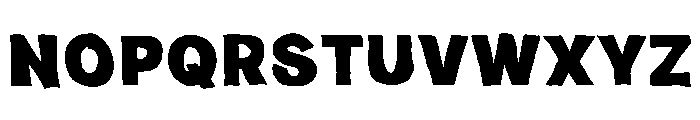 Standout Borderline Font UPPERCASE