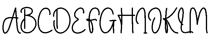 Stanting Font UPPERCASE