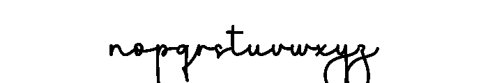 Stanting Font LOWERCASE