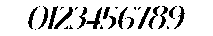 Stanza Italic Font OTHER CHARS