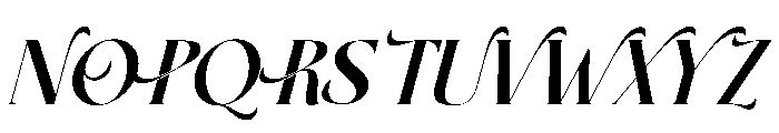 Stanza Italic Font UPPERCASE