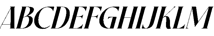 Stanza Italic FONT