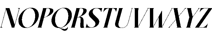 Stanza Italic Font LOWERCASE