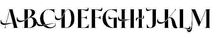 Stanza Regular Font UPPERCASE