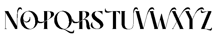 Stanza Regular Font UPPERCASE