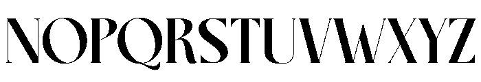 Stanza Regular Font LOWERCASE