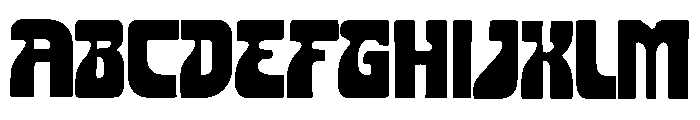 Star Blaster Font UPPERCASE