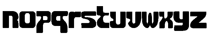 Star Blaster Font LOWERCASE