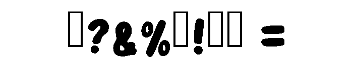Star Bold Regular Font OTHER CHARS