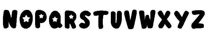 Star Bold Regular Font UPPERCASE