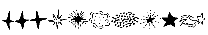 Star Doodles Font OTHER CHARS