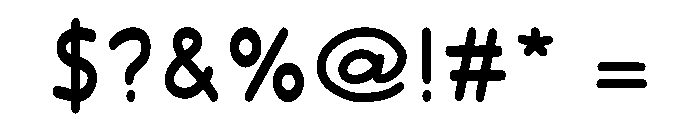 Star Flick Font OTHER CHARS