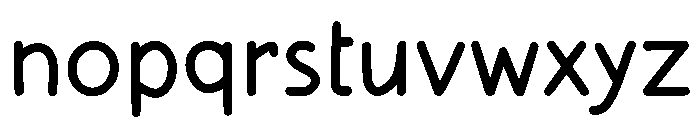 Star Flick Font LOWERCASE