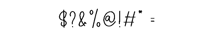 Star Lighting Font OTHER CHARS