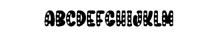 Star Loving Font UPPERCASE