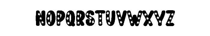 Star Loving Font LOWERCASE
