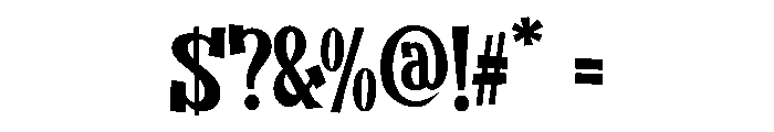 Star Mode Font OTHER CHARS