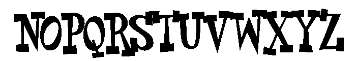 Star Mode Font UPPERCASE