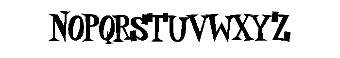 Star Mode Font LOWERCASE
