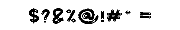 Star Monday Font OTHER CHARS