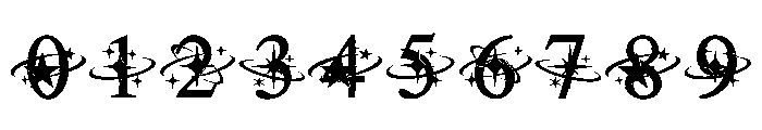 Star Orbit Font OTHER CHARS
