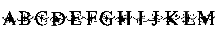 Star Orbit Font UPPERCASE