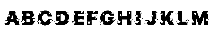 Star Pop Font UPPERCASE