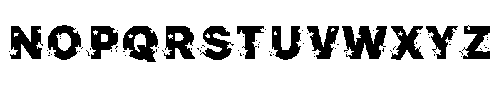 Star Pop Font UPPERCASE