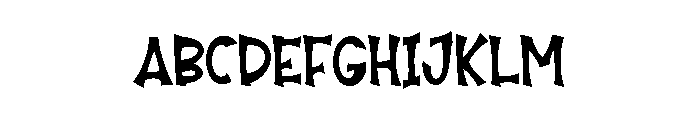 Star River Font UPPERCASE