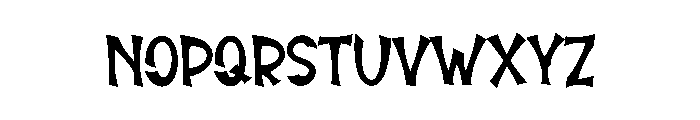 Star River Font UPPERCASE