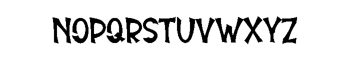Star River Font LOWERCASE