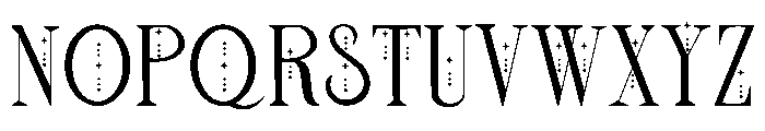 Star Tarot Font UPPERCASE