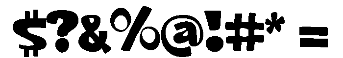 Star christmas Font OTHER CHARS