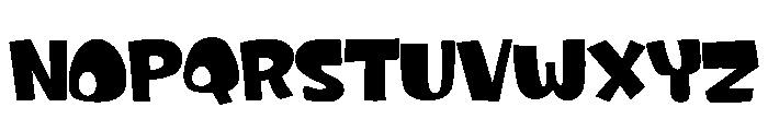 Star christmas Font LOWERCASE