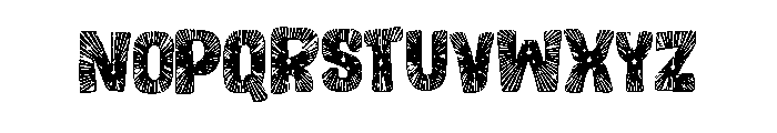 Star line Patriotic Font UPPERCASE
