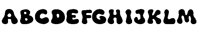 StarStripe Drip Font UPPERCASE