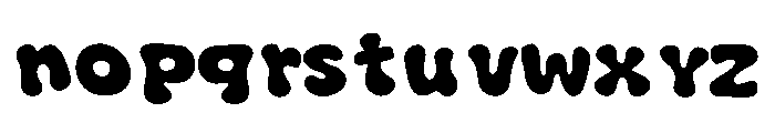 StarStripe Drip Font LOWERCASE