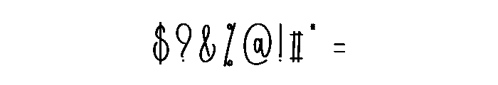 Starbeam Font OTHER CHARS