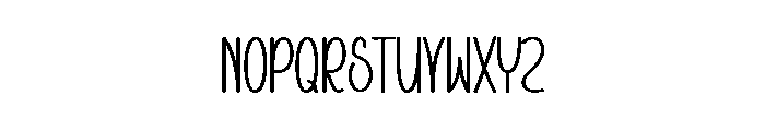 Starbeam Font UPPERCASE