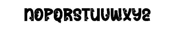 Starboy Vintage Font LOWERCASE