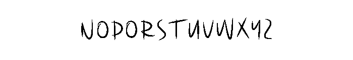 Starboy Writter Font UPPERCASE