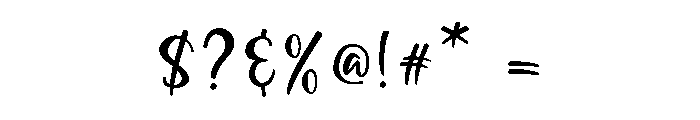 Starella Regular Font OTHER CHARS