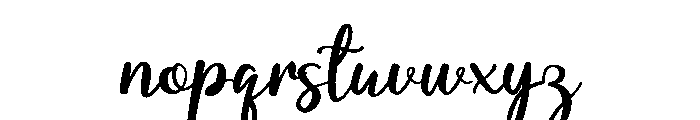 Starella Regular Font LOWERCASE